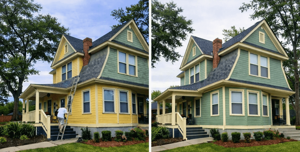 Victorian Exterior Painting Transformation – Columbia, SC