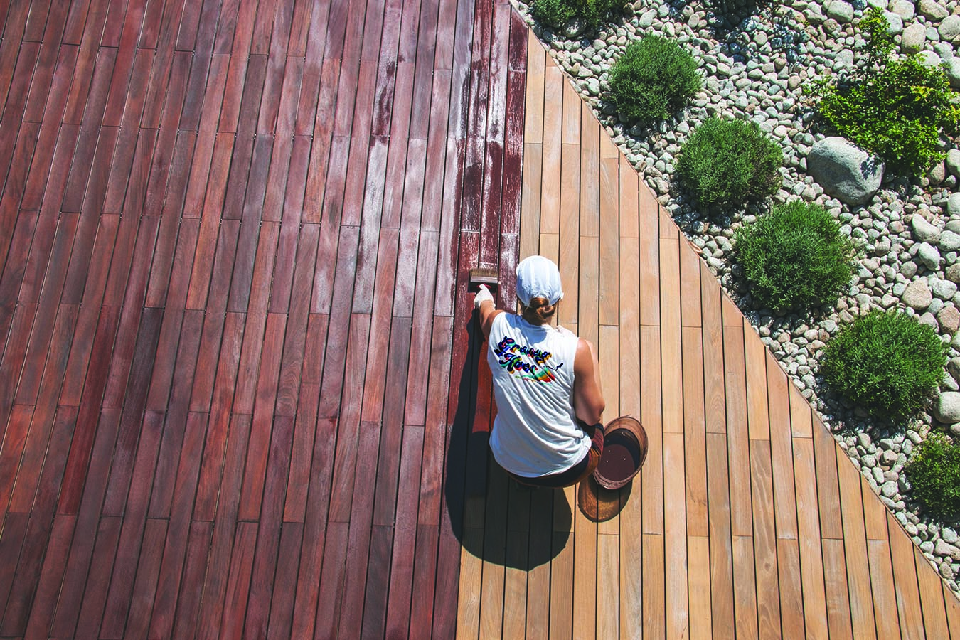 Deck, Fence & Wood Play Set Staining