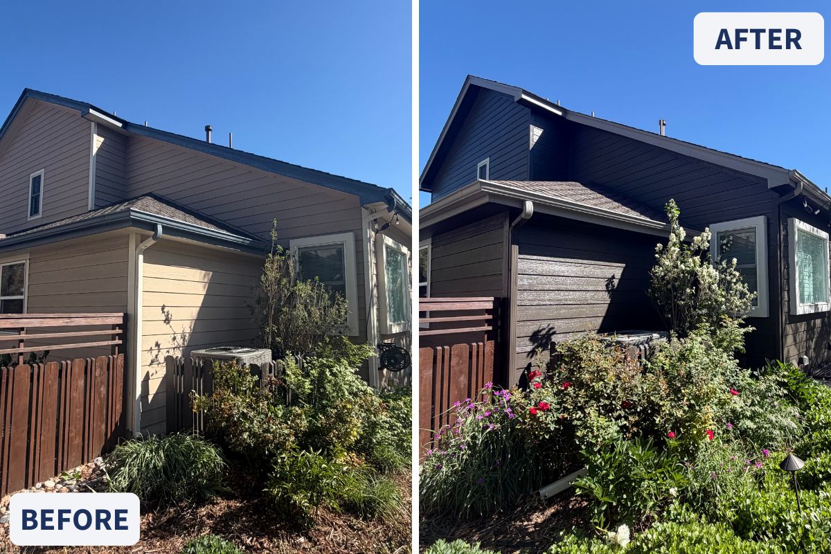 Before and After House Painting