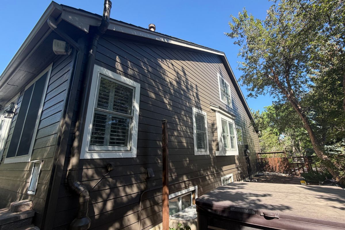 Side of Littleton House After Professional Painting