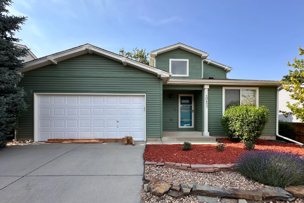 Green Exterior House Painting Littleton, CO