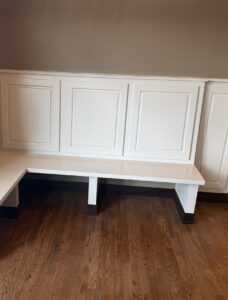 White Wood Bench Painting Littleton, CO