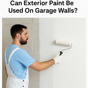 Can Exterior Paint Be Used On Garage Walls?