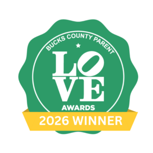 Bucks County Parent LOVE Awards 2026 Winner badge for local business recognition
